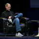 The album art for this was boring, so here’s a photo of Steve Jobs using an iPad instead (image via Getty)